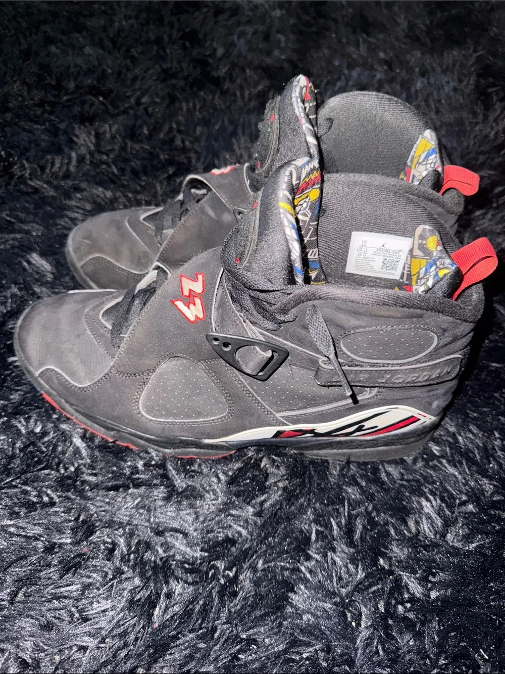 Jordan Boys' Black & Red 23 High-Top Sneakers
